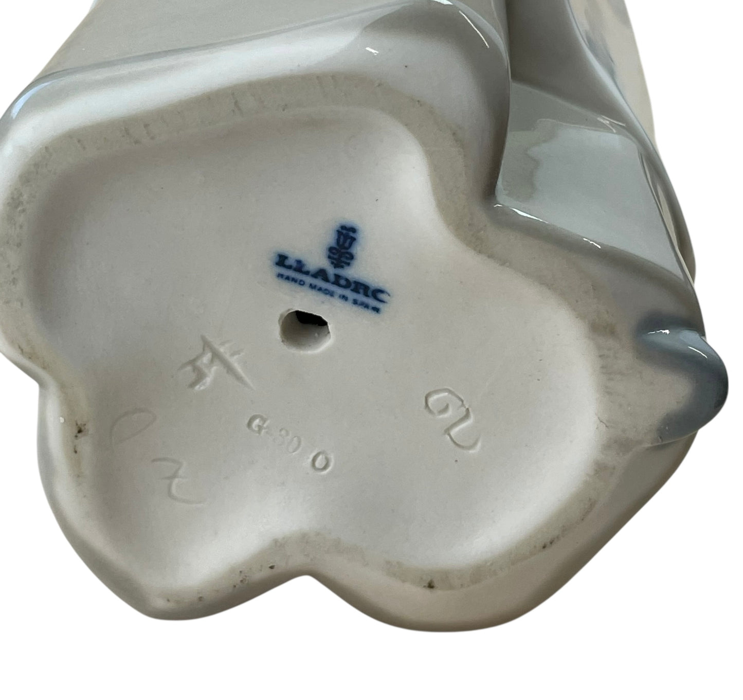 Lladró Girl Holding Lamb Large Figurine