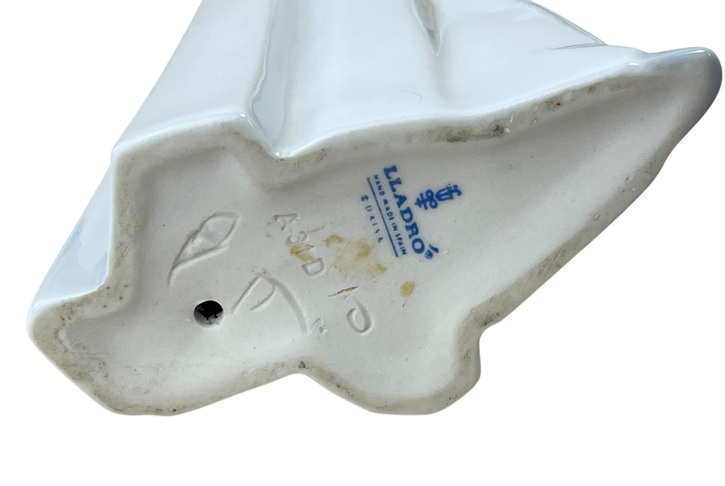 Retired Vintage Lladró Girl with Candle Figurine