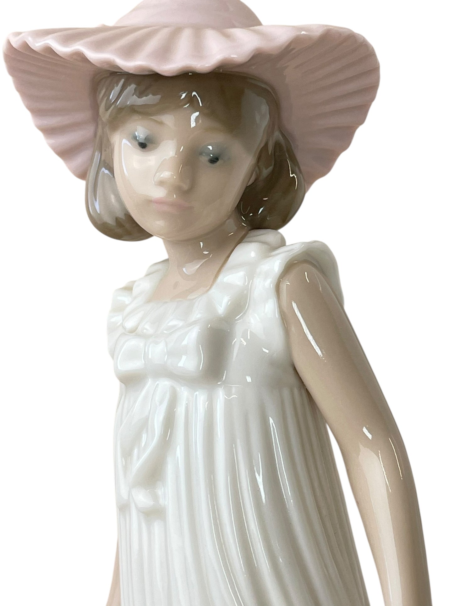 NAO Figurine April Showers Girl with Umbrella