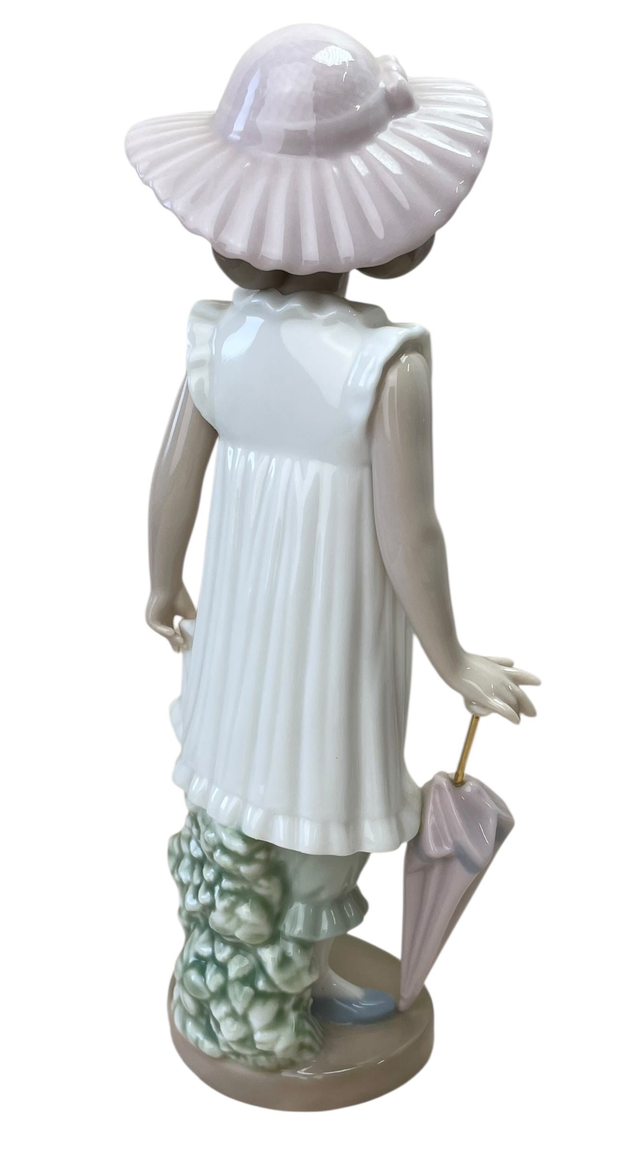NAO Figurine April Showers Girl with Umbrella