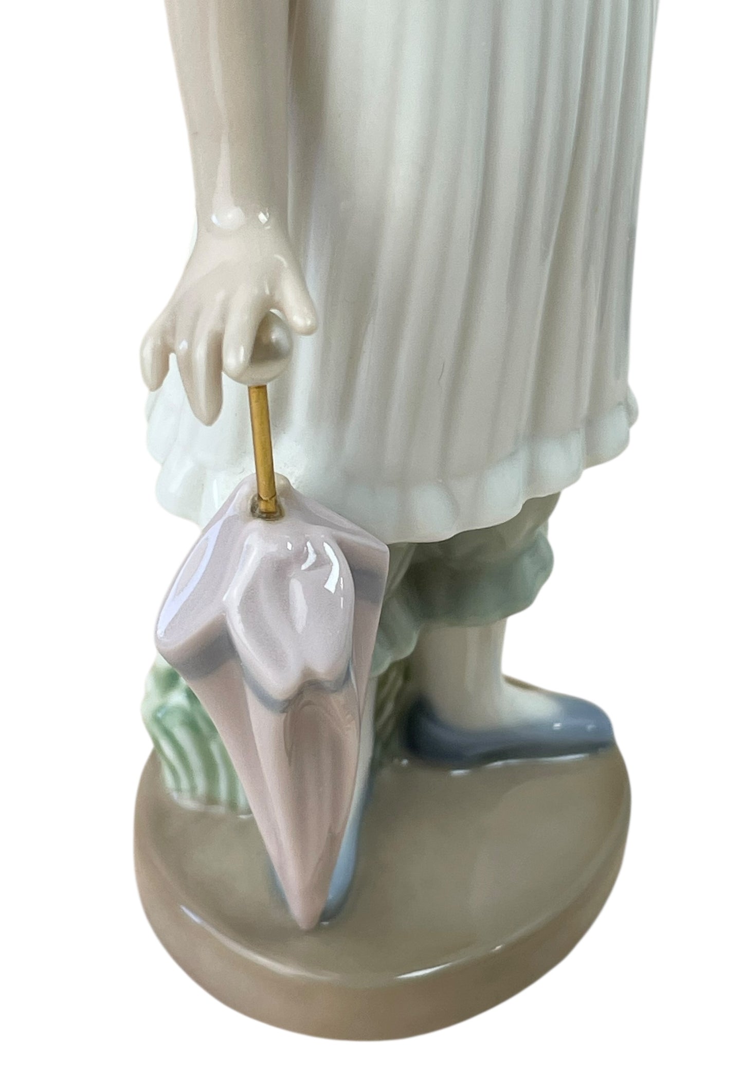 NAO Figurine April Showers Girl with Umbrella