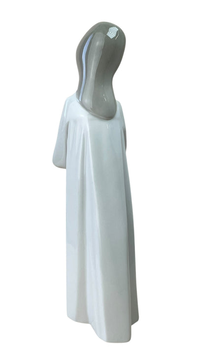 Retired Vintage Lladró Girl with Candle Figurine