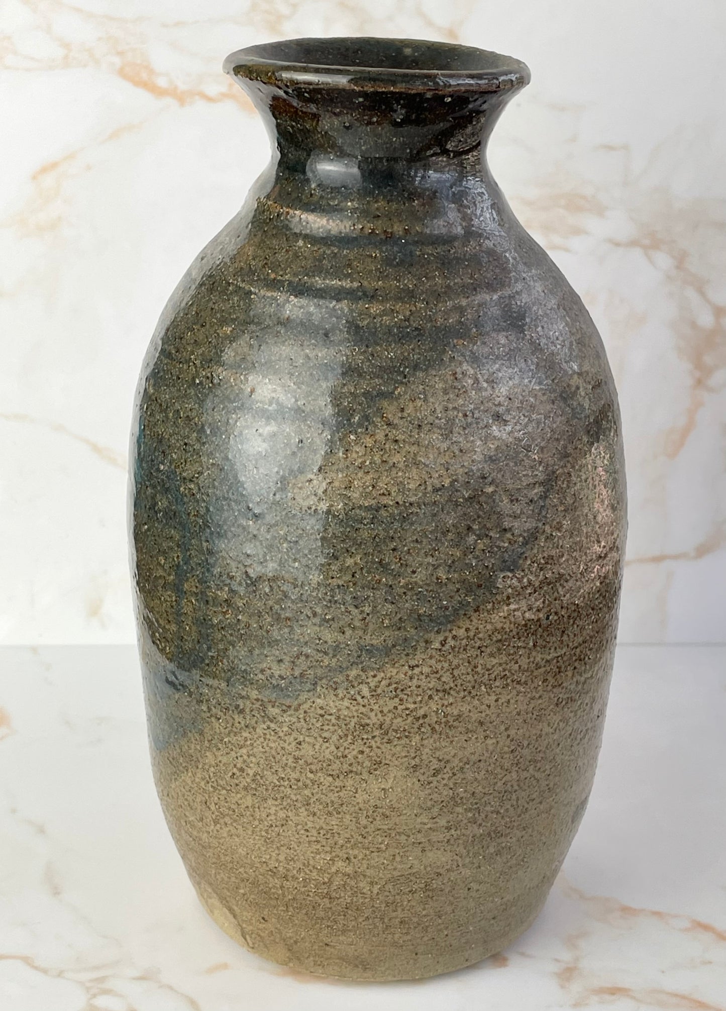 Vintage Studio Pottery Salt Glazed Vase - Unsigned