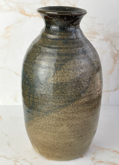 Vintage Studio Pottery Salt Glazed Vase - Unsigned