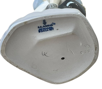 Retired Vintage Lladró Boy with Yacht Figurine